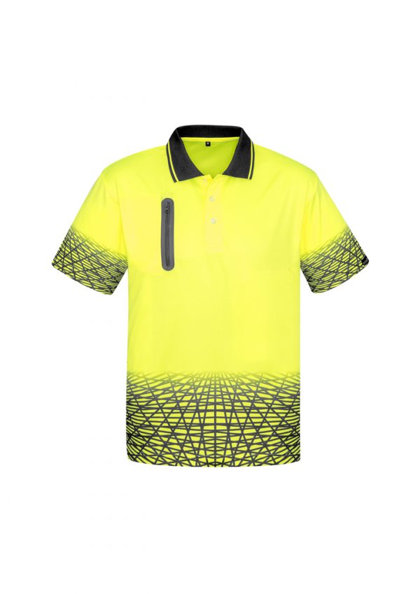 Mens Tracks Polo Yellow or Orange ZH300