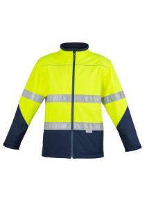 Syzmik Jacket Soft Shell Hi Vis Reflective Tape