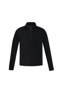 Syzmik Merino Pullover 1/4 Zip Black Unisex