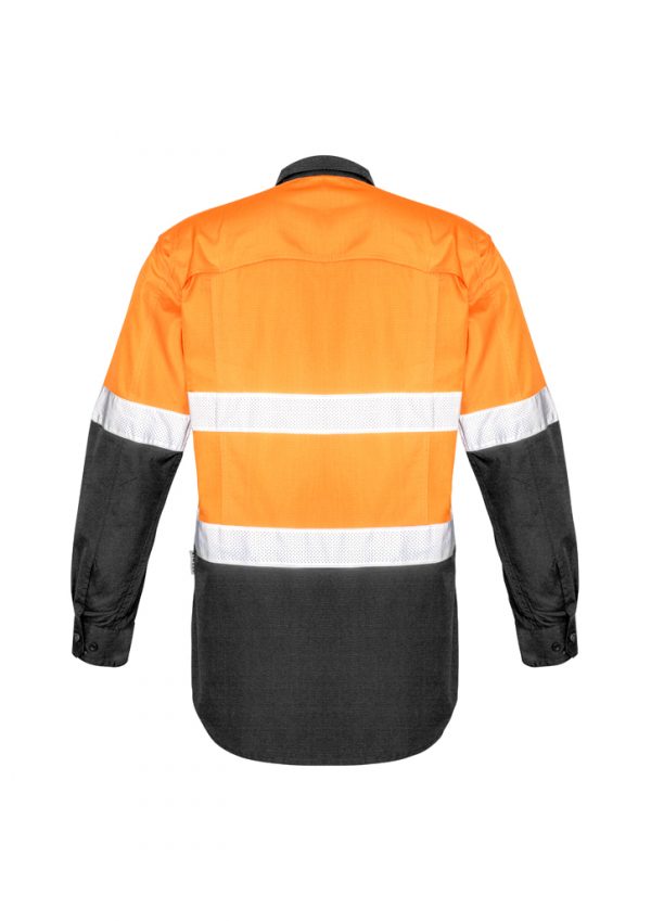Syzmik Rugged Vented Shirt L/S Day/Night ZW129 - Image 7