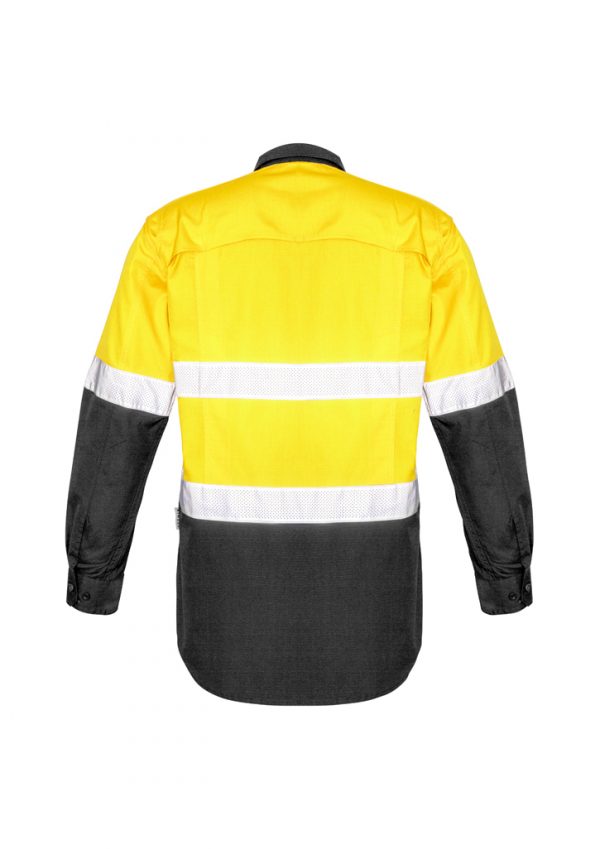 Syzmik Rugged Vented Shirt L/S Day/Night ZW129 - Image 9
