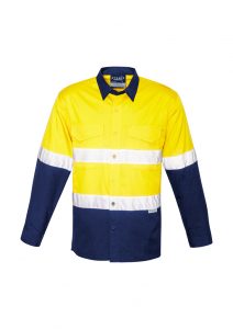 Syzmik Rugged Vented Shirt L/S Day/Night ZW129
