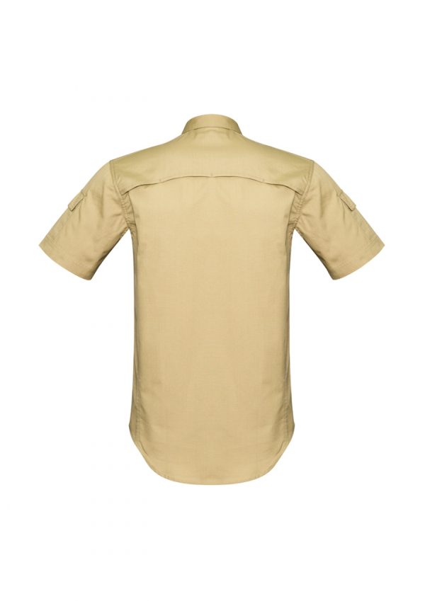 Syzmik Men's Rugged Work-shirt Short Sleeve 145g ZW405 - Image 2