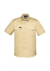 Syzmik Men’s Rugged Work-shirt Short Sleeve 145g ZW405