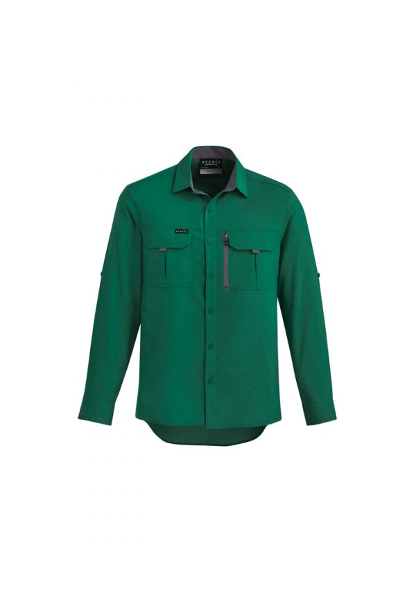 Syzmik Shirt Mens D/N TTMC Cotton 170gsm ZW460 - Image 6