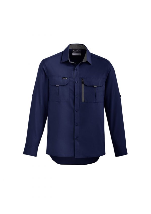 Syzmik Shirt Mens D/N TTMC Cotton 170gsm ZW460 - Image 12