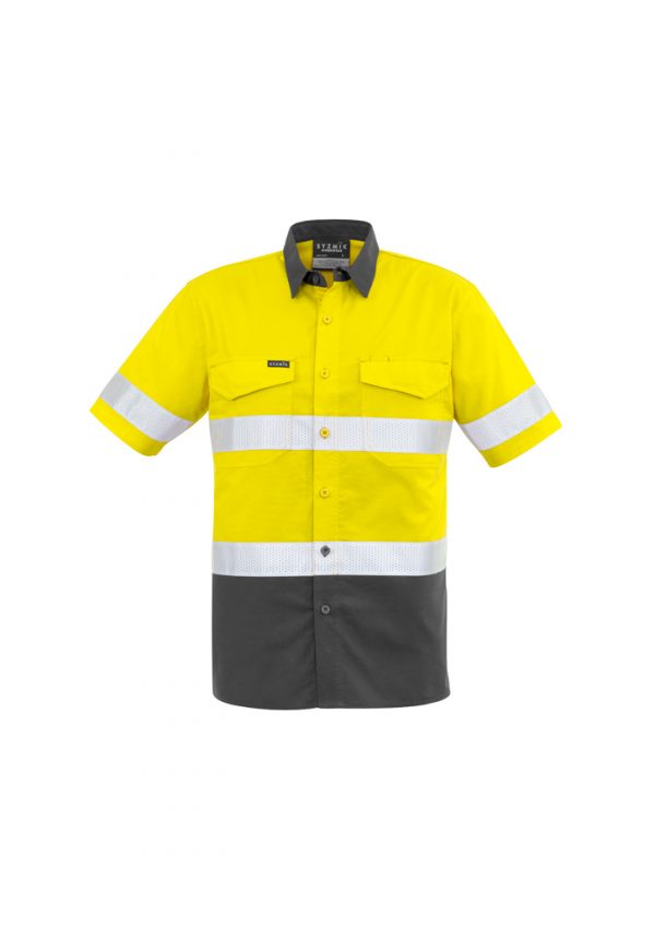 Syzmik Shirt Short Sleeve Taped Cotton Ripstop - Image 7