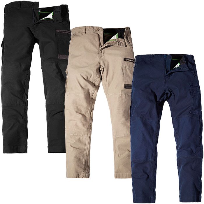 FXD WP-3 Stretch Work Pants Black, Khaki or Navy - Safety1st