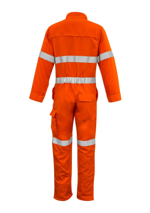 Syzmik FR Hooped Taped Overall Orange ZC516 - Image 2