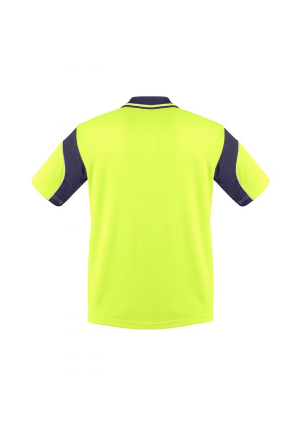 Syzmik Aztec Polo Men's Hi Vis Short Sleeve ZH248 - Image 2