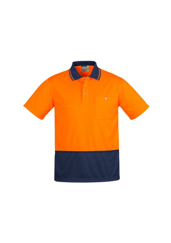 Mens Comfort Back S/S Polo