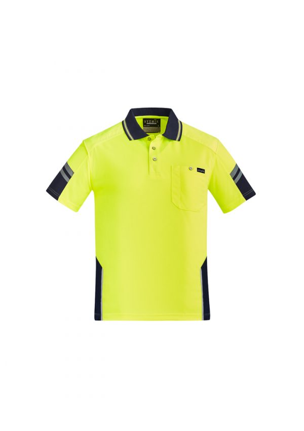 Syzmik Men's Reinforced Hi Vis Squad S/S Polo ZH465