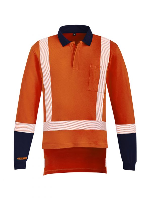 Syzmik TTMC-W17 Taped Polo Men's Orange/Navy