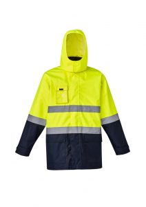 Syzmik 4 in 1 Waterproof Jacket Hi Vis Basic Men’s