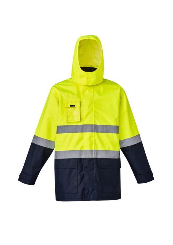 4 in 1 Waterproof Jacket Syzmik Hi Vis Basic Mens