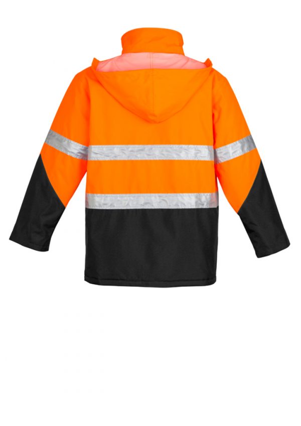Syzmik Hi Vis Storm Jacket Concealed Hood Men's - Image 11