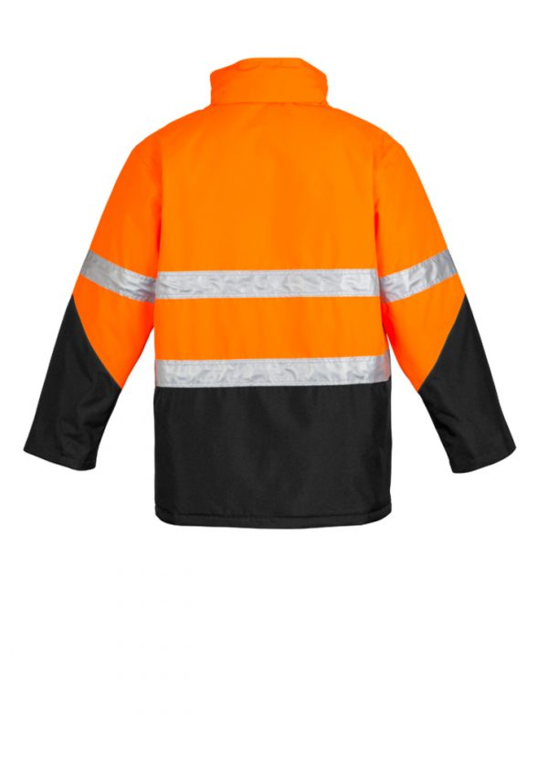 Syzmik Hi Vis Storm Jacket Concealed Hood Men's - Image 12
