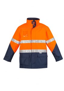 Syzmik Hi Vis Storm Jacket Concealed Hood Men’s