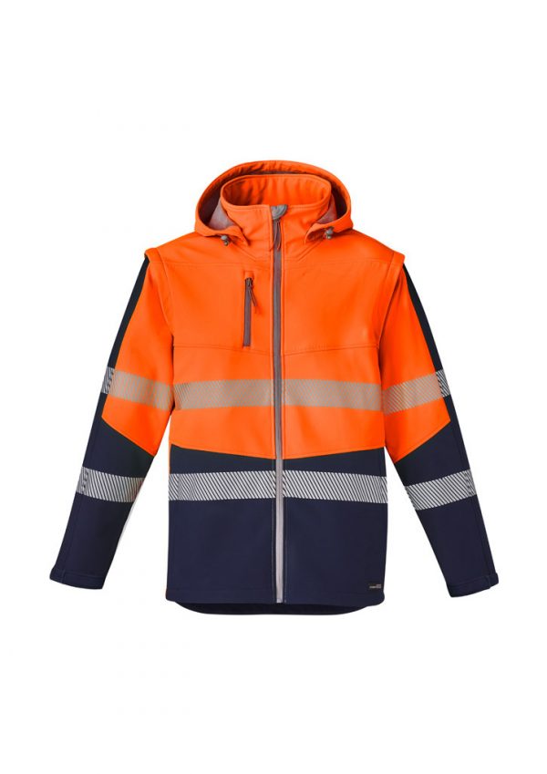Syzmik Softshell Taped Jacket Unisex 2 in 1 Stretch - Image 2
