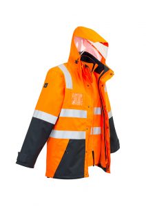 Syzmik 4 in 1 Waterproof Jacket Hi-Vis Men’s