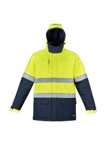 Syzmik Antarctic Softshell Fleece Lined Jacket Unisex Hi Vis Taped