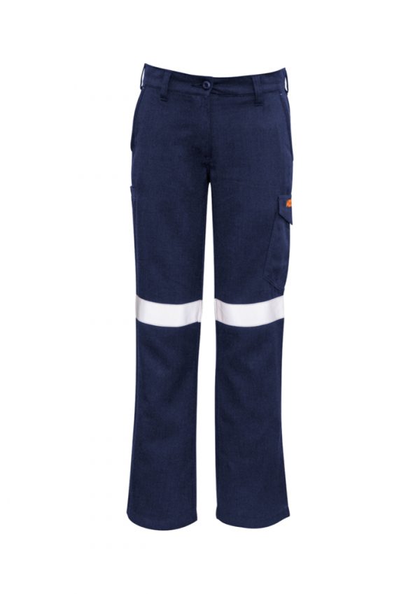 Syzmik Women's FR Taped Cargo Pant Navy ZP512