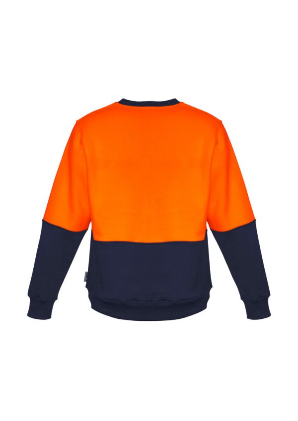 Syzmik Hi Vis Crew Sweatshirt Low Pill Unisex - Image 2