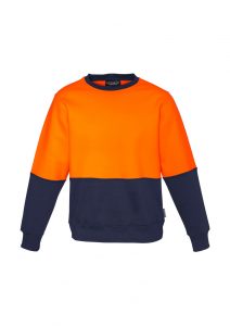 Syzmik Hi Vis Crew Sweatshirt Low Pill Unisex