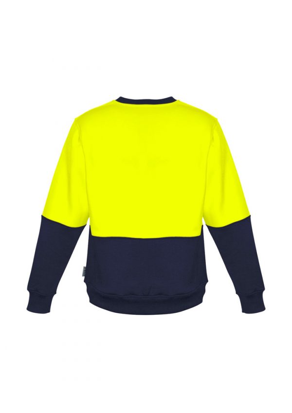 Syzmik Hi Vis Crew Sweatshirt Low Pill Unisex - Image 4