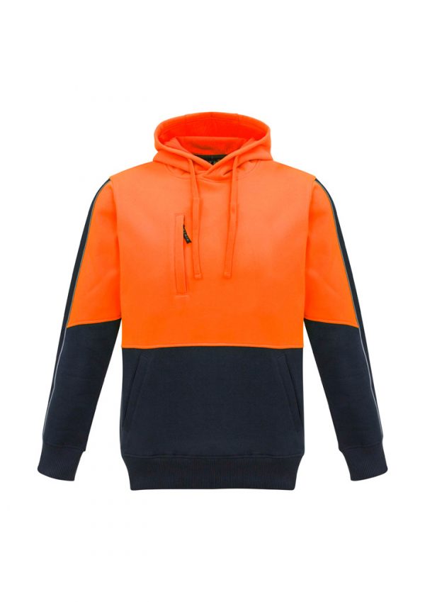 Syzmik Hoodie Hi Vis Pullover Unisex Low Pill ZT484 - Image 3