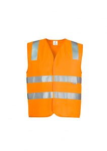 Syzmik Hi Vis Basic Vest Unisex Orange or Yellow