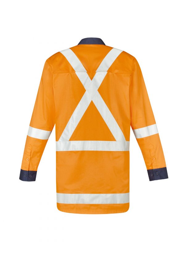Syzmik X Back Work Shirt TTMC-W17 Cotton Orange - Image 2