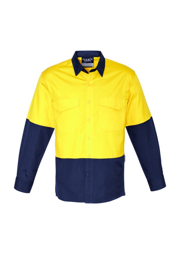 Rugged Cooling Spliced Shirt Hi Vis Men's