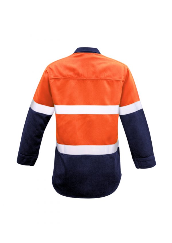 Syzmik Spliced Shirt Men's FR Hooped Taped ZW130 - Image 4