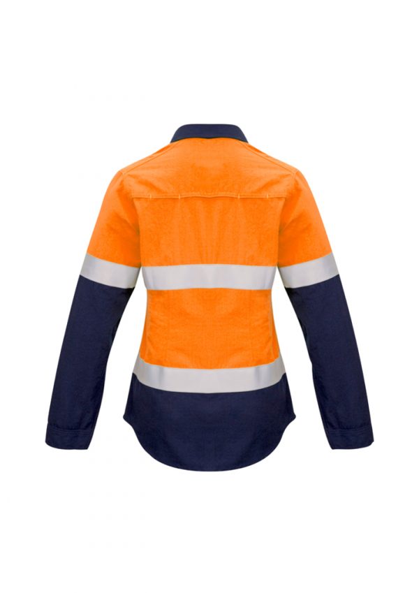 Syzmik Women's FR Hooped Taped Spliced Shirt ZW131 - Image 4