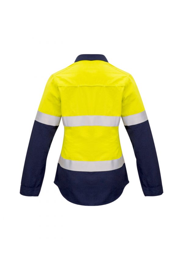 Syzmik Women's FR Hooped Taped Spliced Shirt ZW131 - Image 2