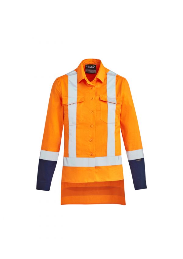 Drill Work Shirt Women's TTMC-W17 Orange/Navy Syzmik