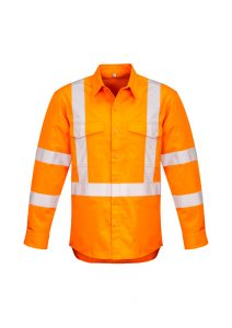 Syzmik Men’s X Back Hi Vis Taped Shirt ZW690