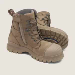 Boot Mens Blundstone 984 Stone Lace Up with Zip limited Sizes – New boot 9063 or 8063
