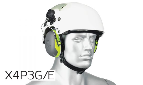 3M X4P3G/E Earmuff Peltor Premium Helmet Ear Protection - Image 2