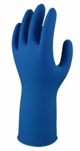 Heavy Duty Latex Glove Blue Box of 50 (25 Pairs) per pack 63058