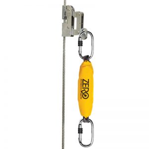 ZERO Guide Zorber cable fall arrester with shock aborber