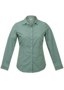 Aussie Pacific Epsom Long Sleeve Ladies Shirt Emerald