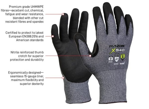 E475 Cut Resistant Gloves