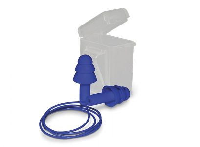 Esko Vortex Reusable Earplugs Blue Corded