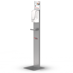 Touch Free Dispenser Stand Includes Dispenser