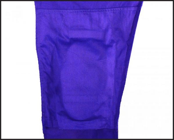 Caution Poly Cotton Short Sleeve Zip Overall - Royal - Image 3