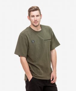 Swanndri Catlins Fleece Tee Men’s in Olive