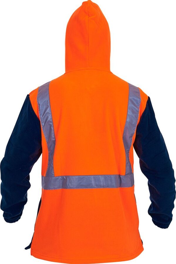 Polar Fleece Hoodie, Premium 1/2 Zip - 380gsm Caution Brand - Image 5