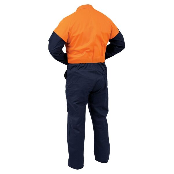 Bison Overall Day Only Cotton Zip, Orange/Navy or Yellow/Navy - Image 2